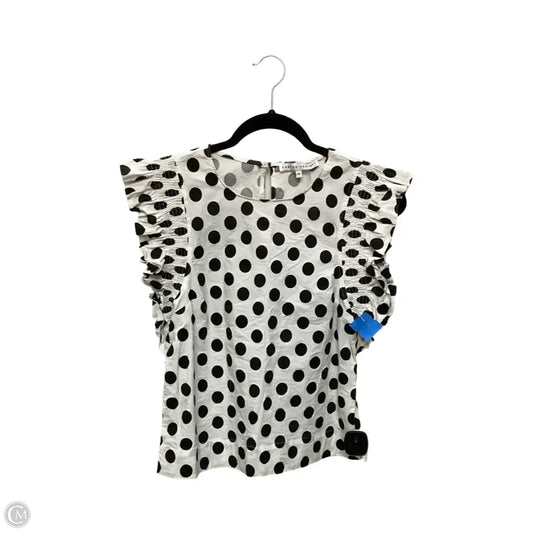 Top Sleeveless By English Factory In Polkadot Pattern, Size: Xs
