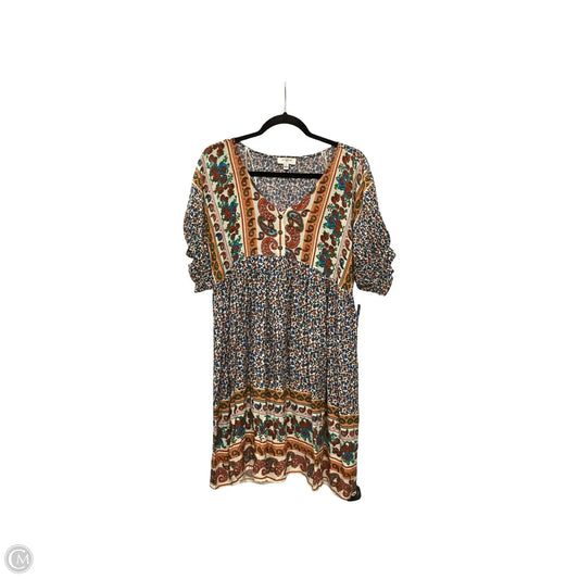 Dress Casual Short By Umgee In Floral Print, Size: L