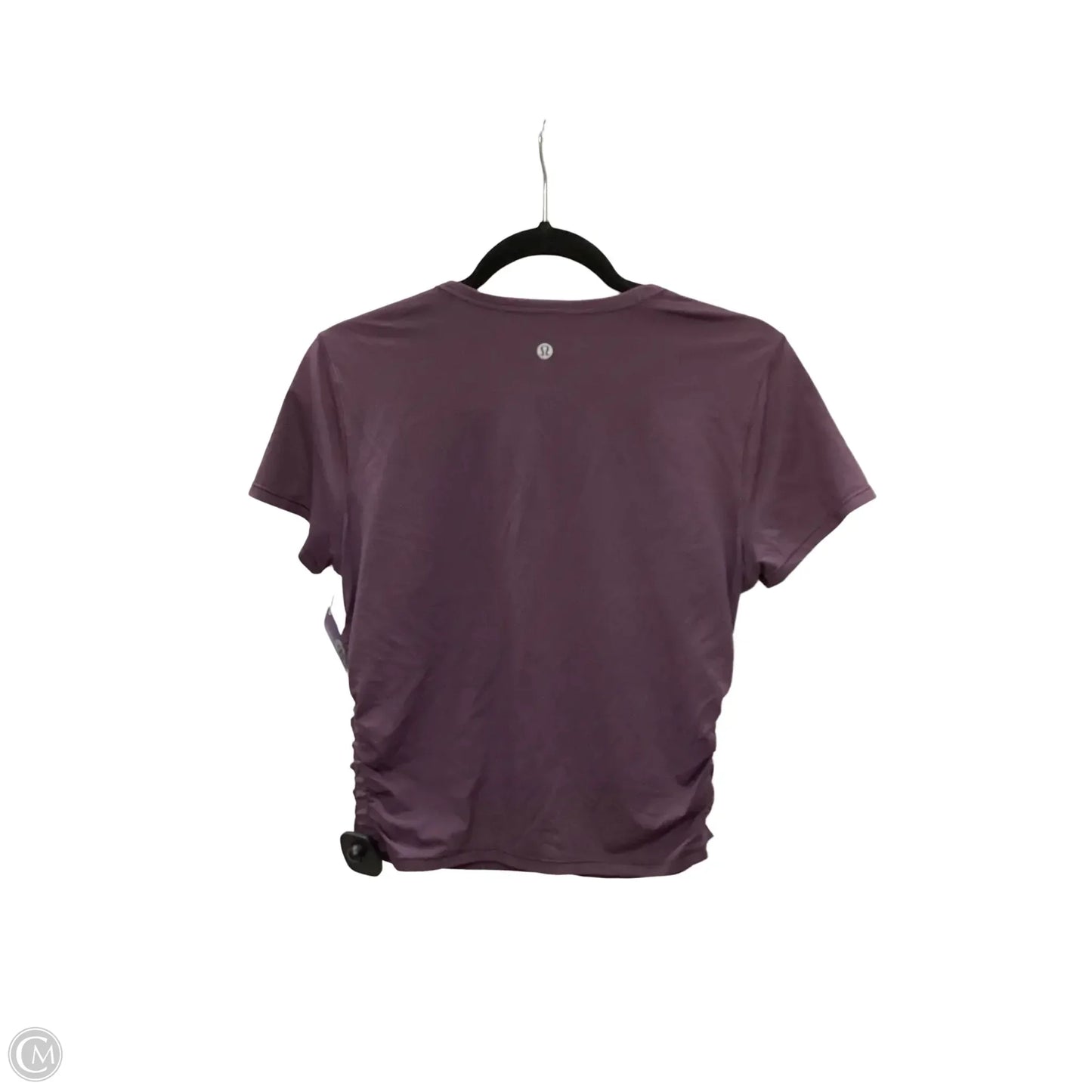 Athletic Top Short Sleeve By Lululemon In Purple, Size: 10