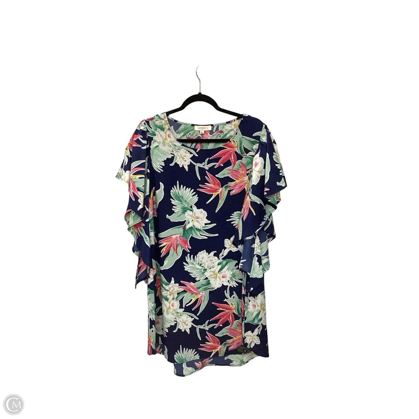 Dress Casual Short By Umgee In Floral Print, Size: Xl