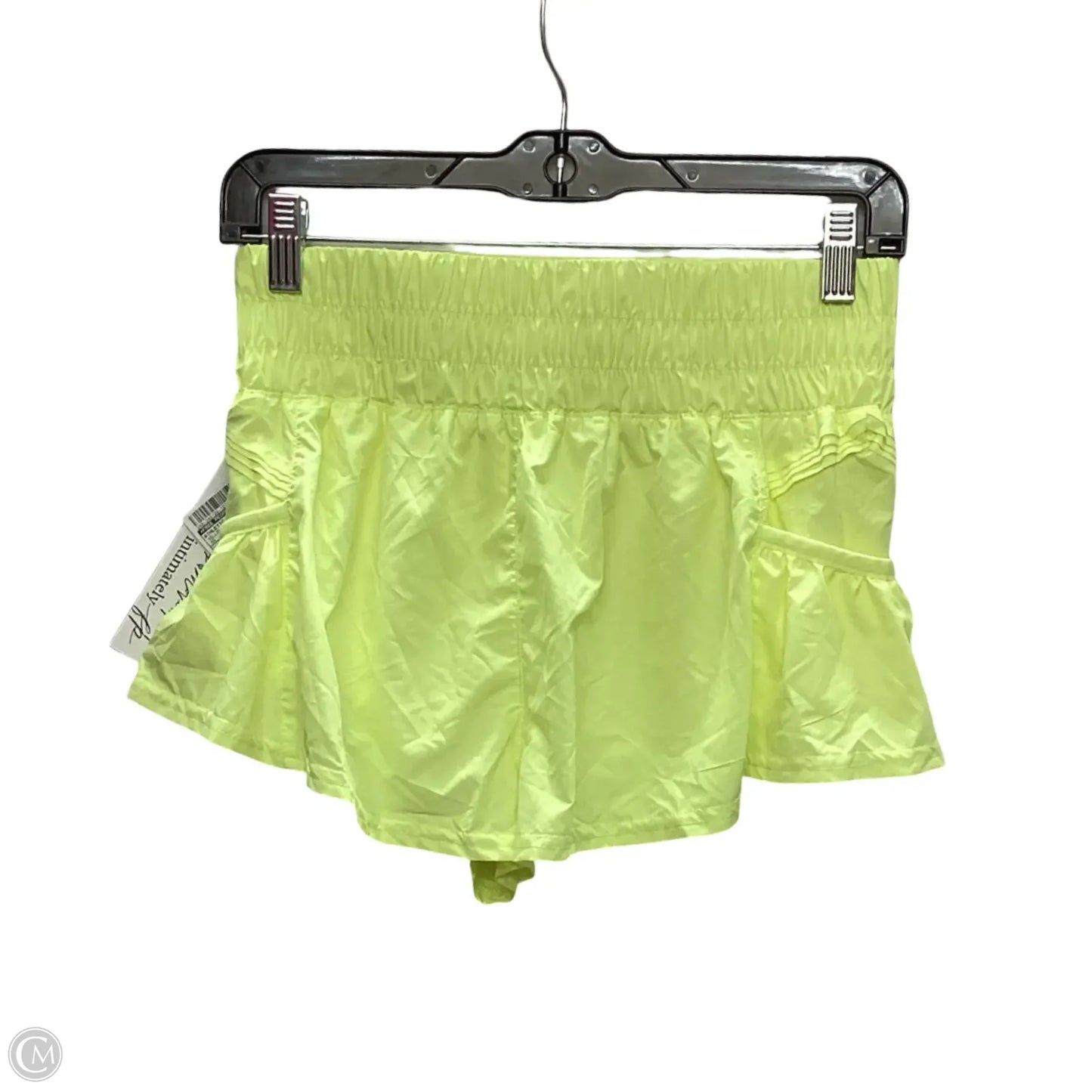 Athletic Shorts By Free People In Yellow, Size: Xs