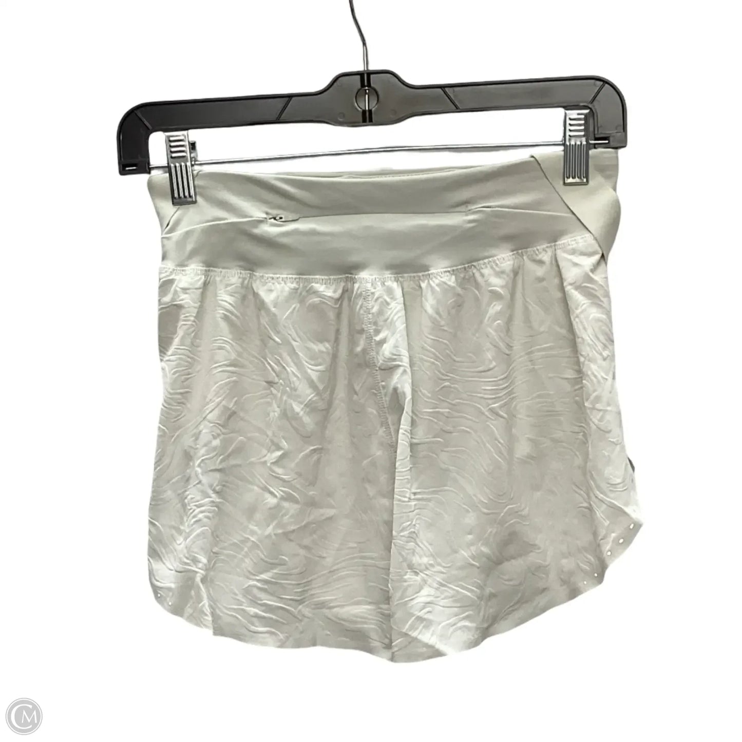 Athletic Shorts By Lululemon In Cream, Size: 2