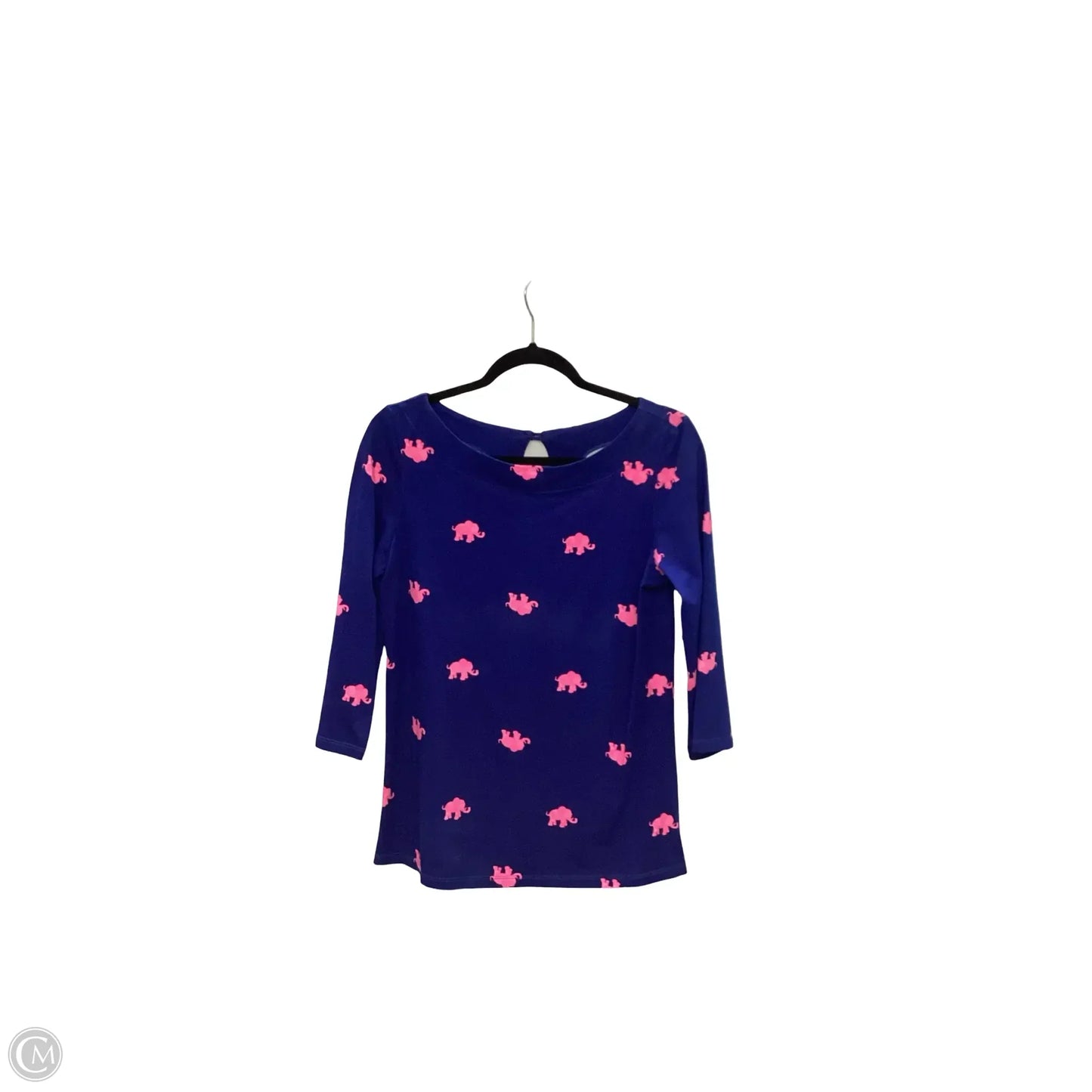 Blouse Designer By Lilly Pulitzer In Navy, Size: S