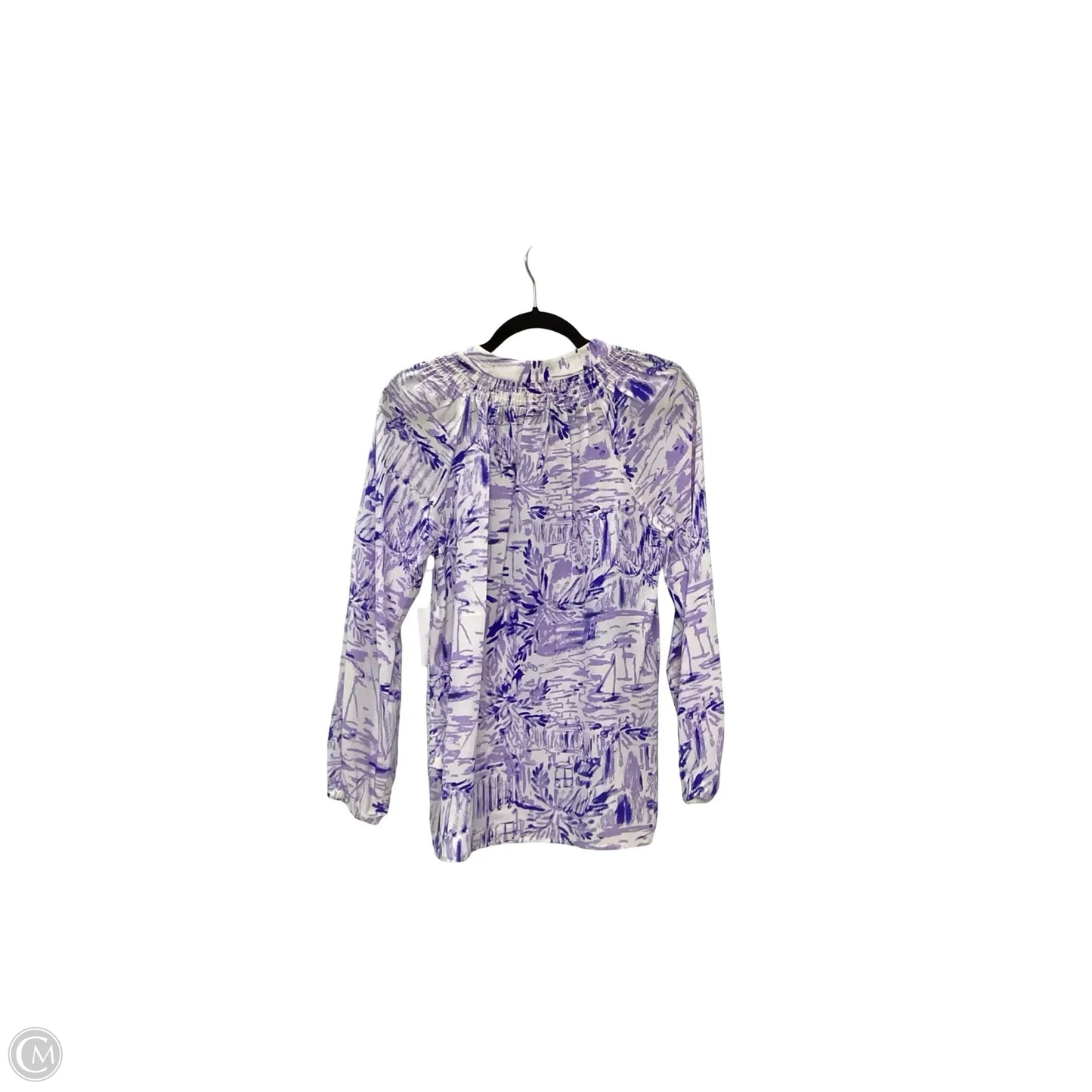 Blouse Designer By Lilly Pulitzer In Purple, Size: S