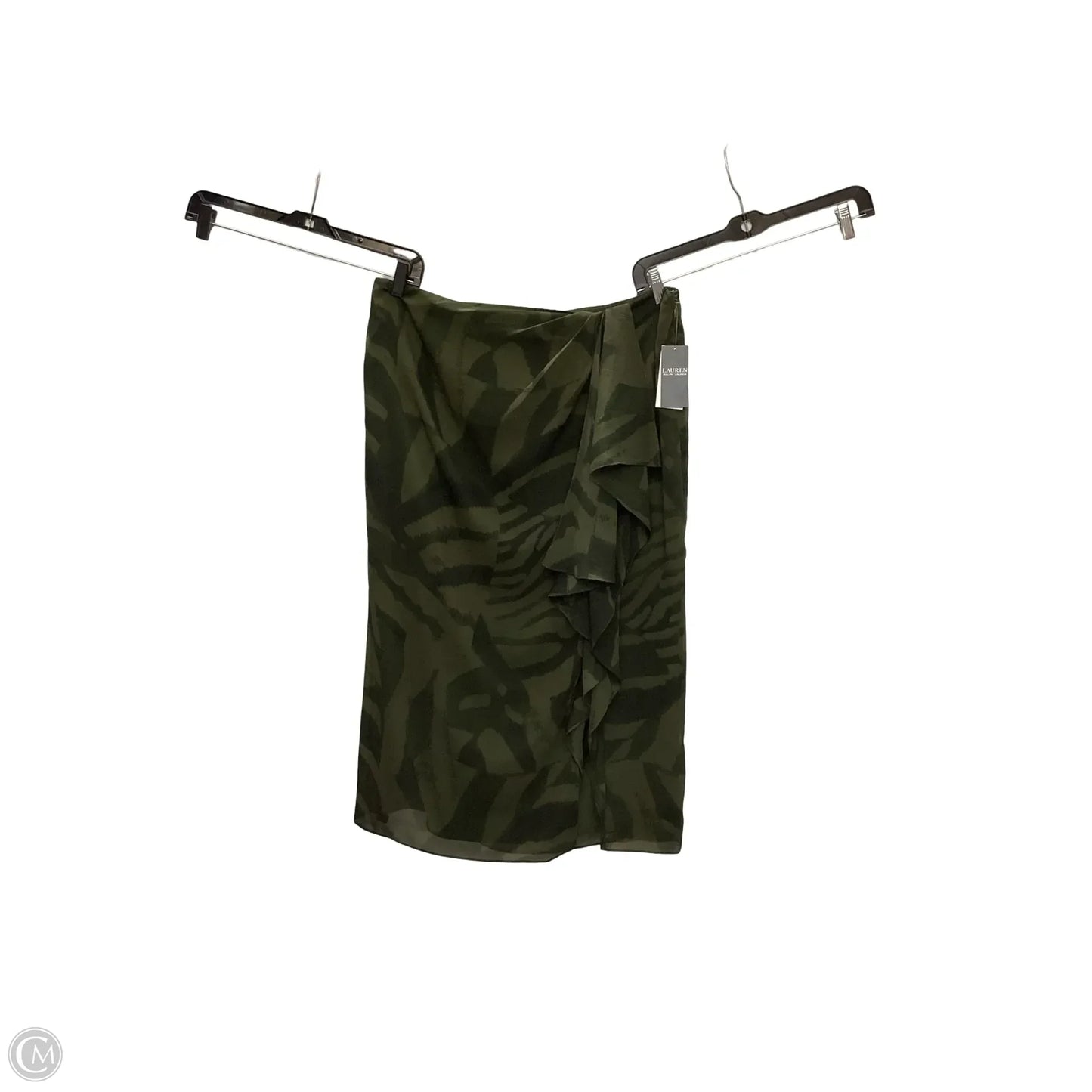 Skirt Midi By Lauren By Ralph Lauren In Green, Size: 16