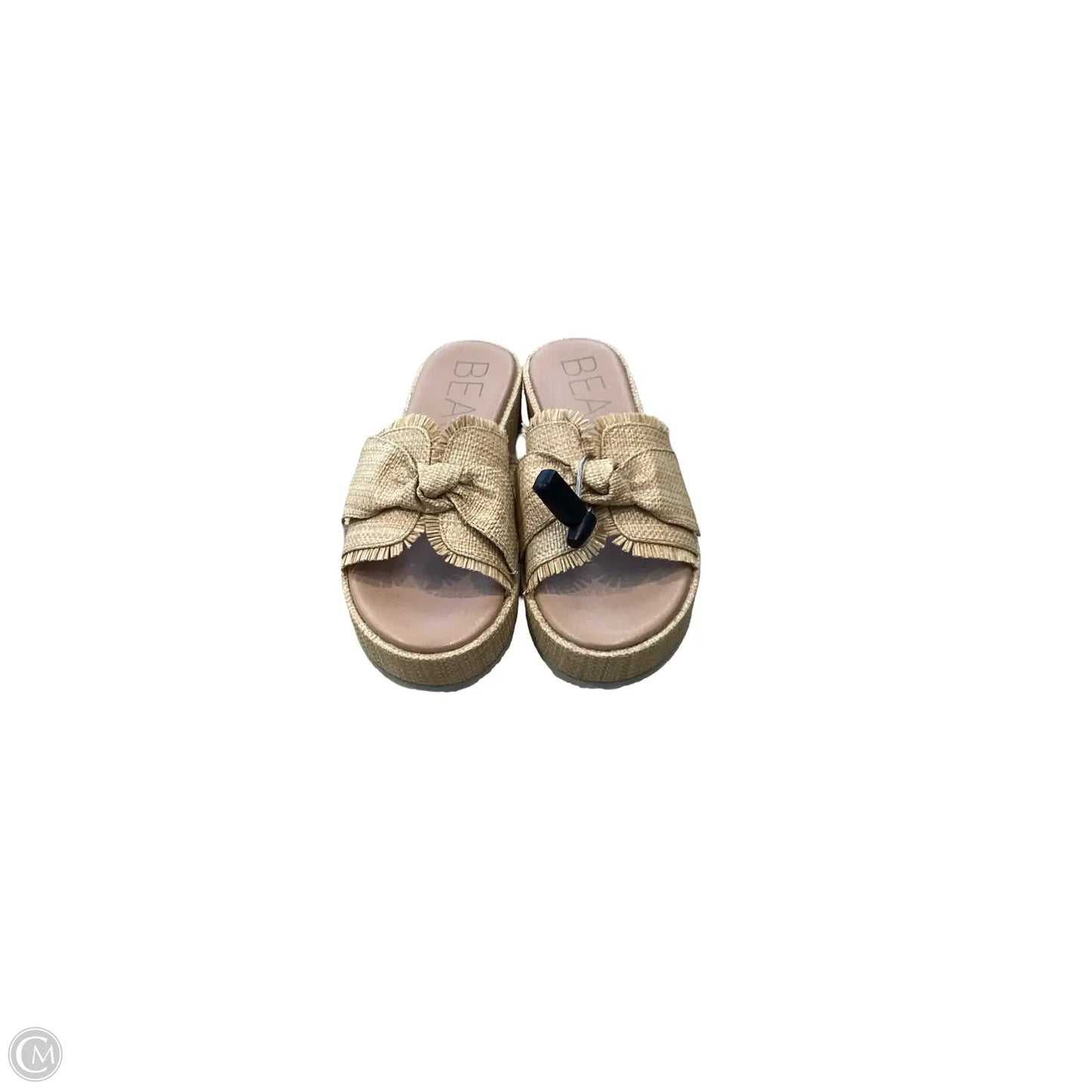 Sandals Heels Platform By Matisse In Tan, Size: 10
