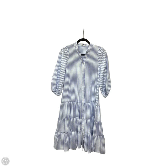 Dress Casual Maxi By Te Verde In Checkered Pattern, Size: S