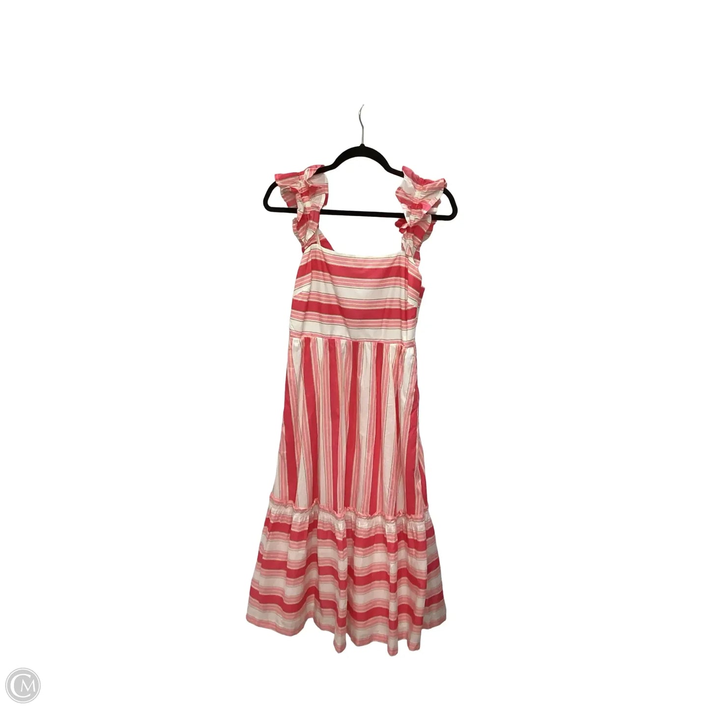 Dress Casual Midi By J. Crew In Striped Pattern, Size: 4