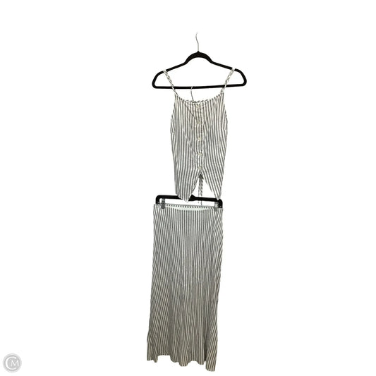 Skirt Set 2pc By A New Day In Striped Pattern, Size: M
