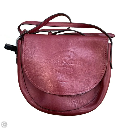 Crossbody Designer By Coach, Size: Medium