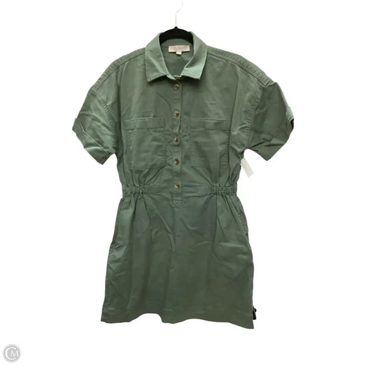 Dress Casual Short By Loft In Green, Size: 8
