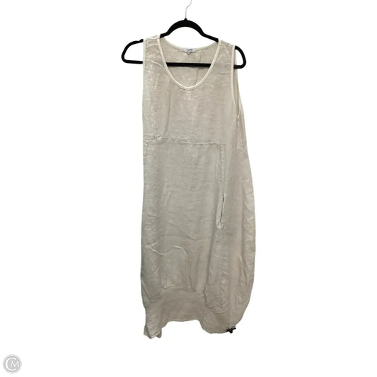 Dress Casual Maxi By Rosemarine In Cream, Size: M