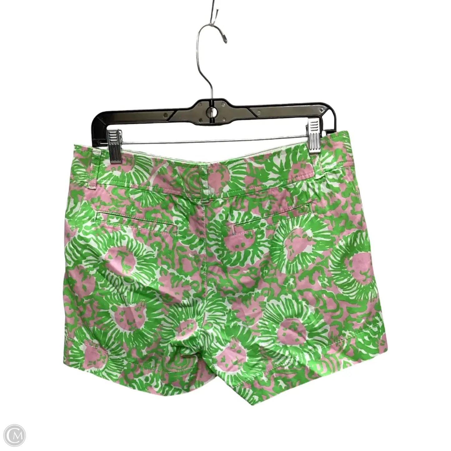 Shorts Designer By Lilly Pulitzer In Green & Pink, Size: 6