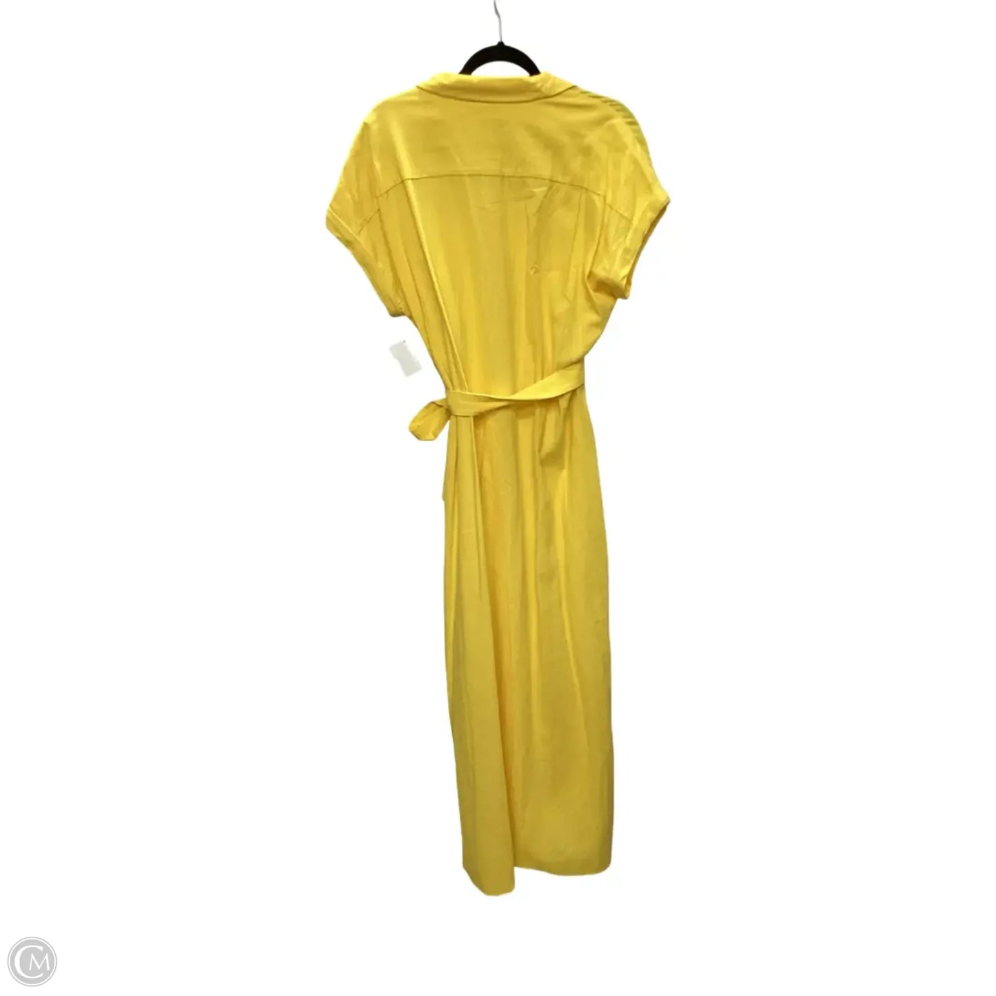 Dress Casual Maxi By Calvin Klein In Yellow, Size: 12