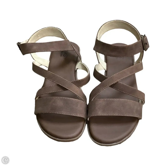 Sandals Flats By Toms In Brown, Size: 9