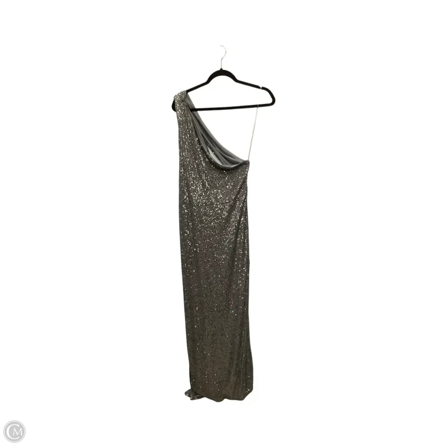 Dress Party Long By Asos In Grey, Size: 14