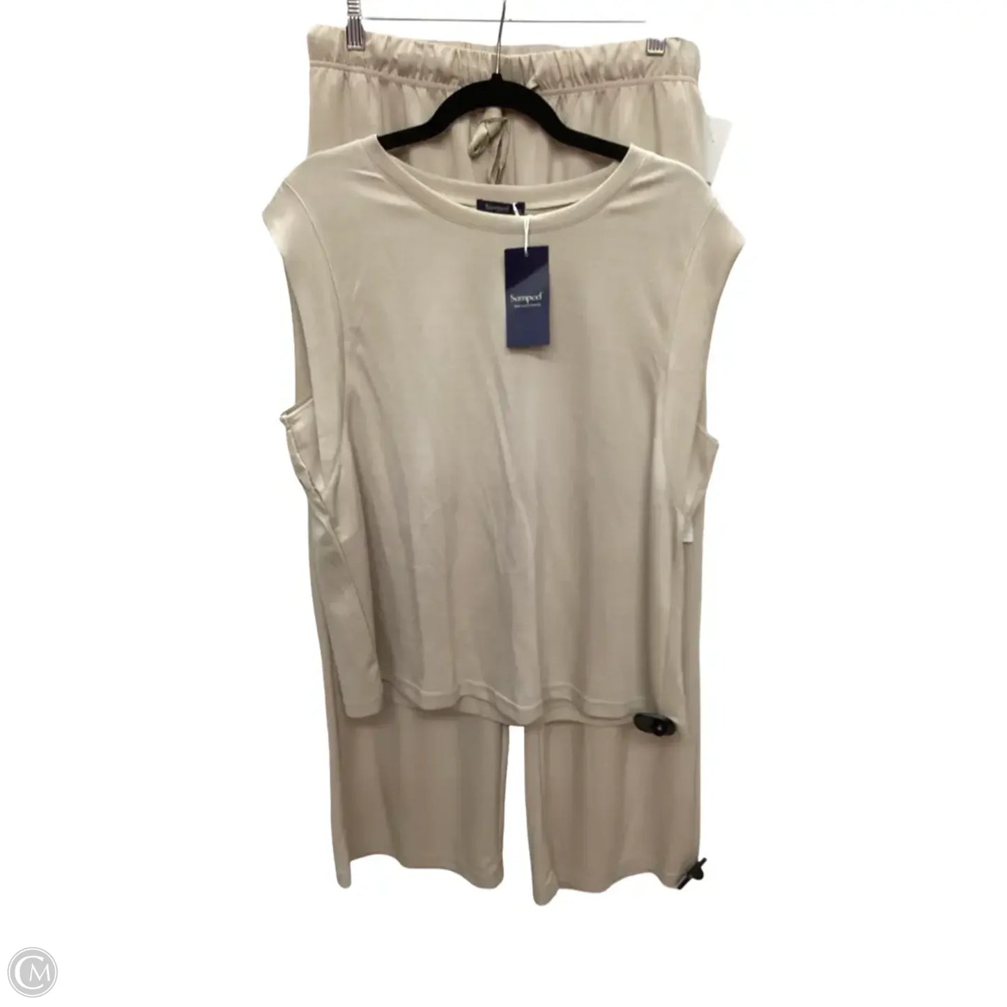 Lounge Set Pants By Sampeel In Tan, Size: Xl