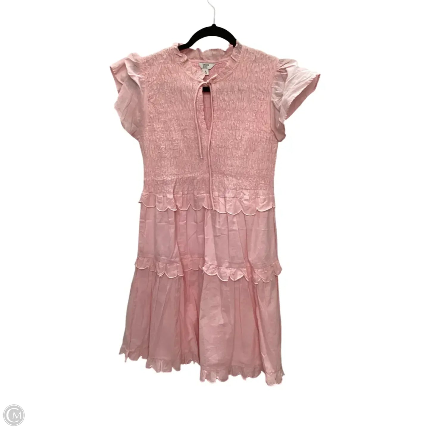 Dress Casual Short By Crown And Ivy In Pink, Size: S