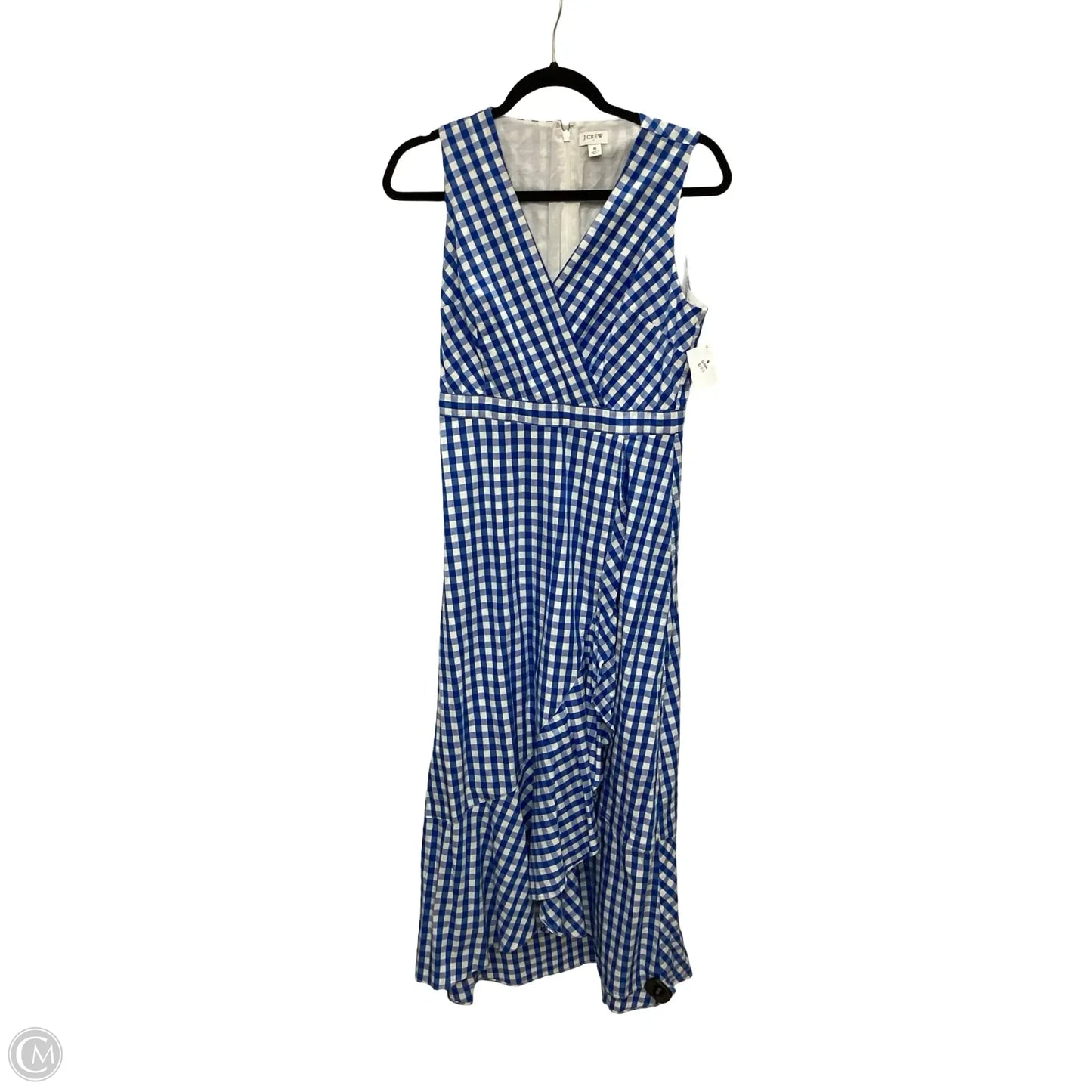 Dress Casual Midi By J. Crew In Checkered Pattern, Size: 6