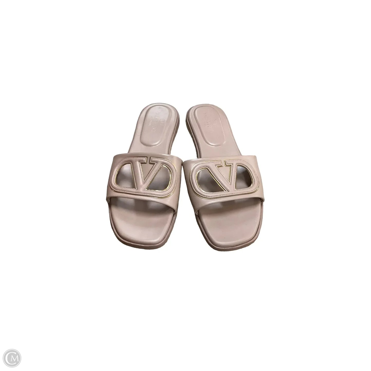 Sandals Luxury Designer By Valentino-garavani In Tan, Size: 9