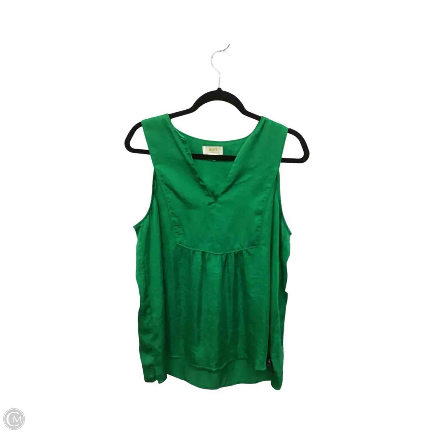Blouse Sleeveless By Maeve In Green, Size: 14