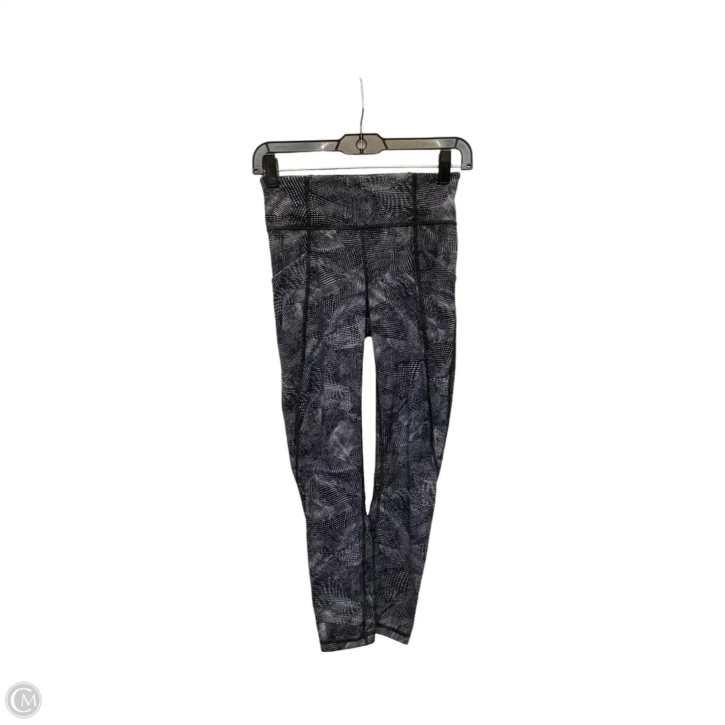 Athletic Leggings By Lululemon In Black & White, Size: 4