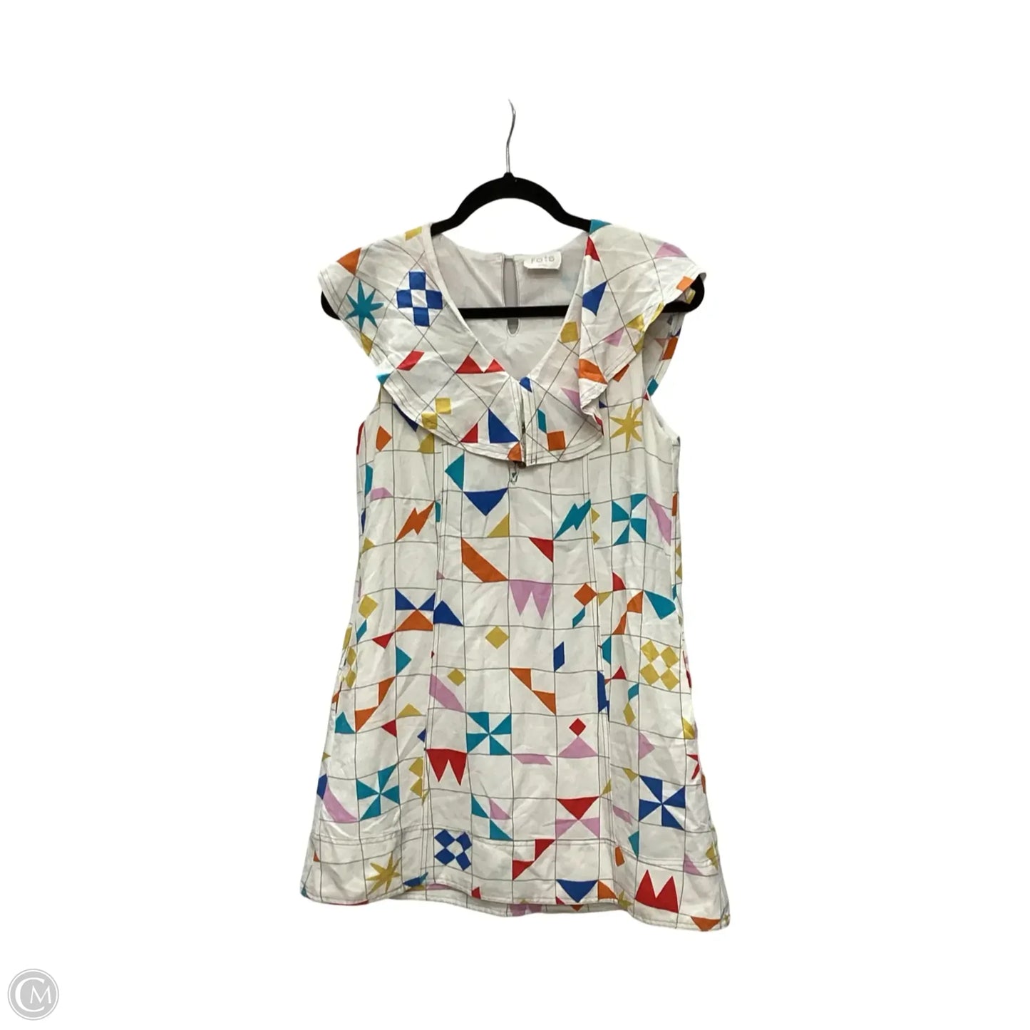 Dress Casual Short By Fate In Geometric Pattern, Size: S