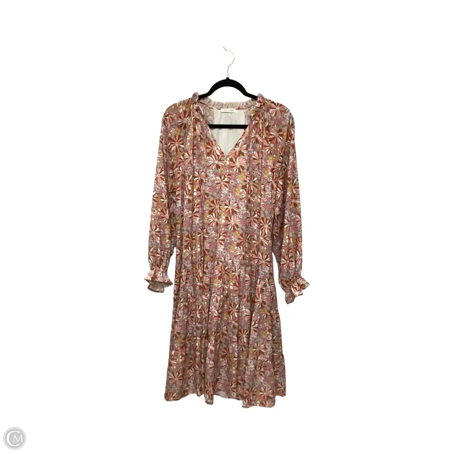 Dress Casual Midi By Carole Christian In Floral Print, Size: S