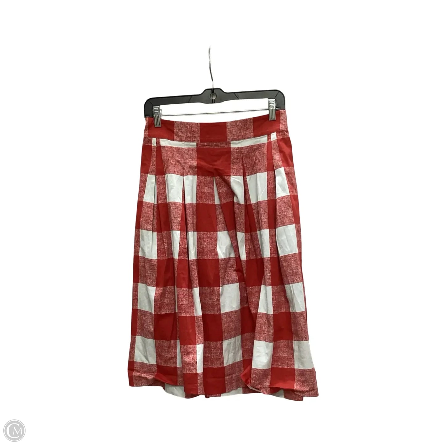 Skirt Midi By Talbots In Checkered Pattern, Size: 10p