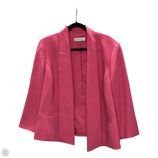Blazer By Kasper In Pink, Size: 2x