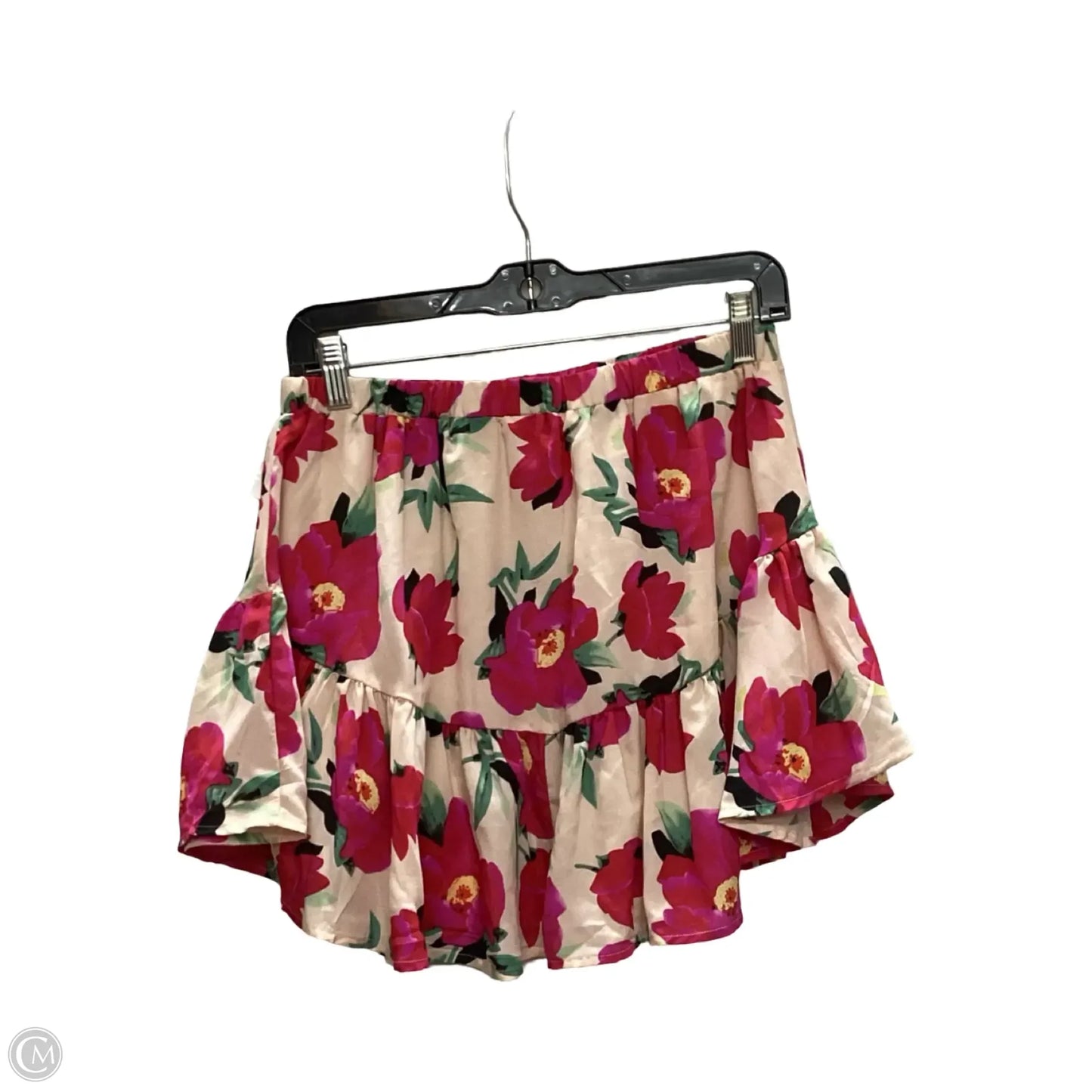 Skirt Mini & Short By Tcec In Floral Print, Size: M