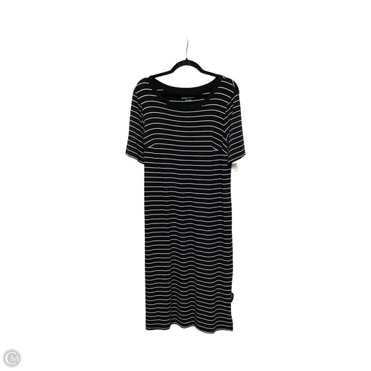 Dress Casual Midi By Ava & Viv In Striped Pattern, Size: 1x