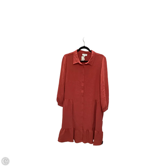 Dress Casual Short By Tahari By Arthur Levine In Red, Size: Xl