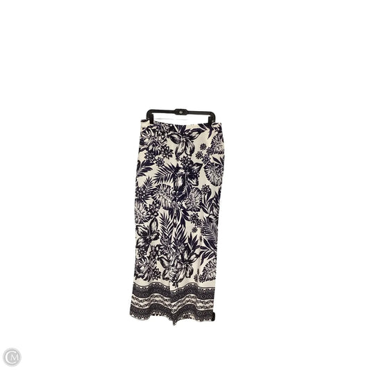 Pants Linen By Philosophy In Blue & White, Size: L