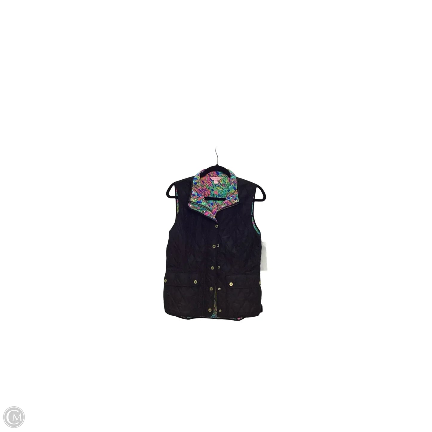 Vest Designer By Lilly Pulitzer In Black, Size: M