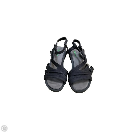 Sandals Heels Wedge By Bare Traps In Black, Size: 8