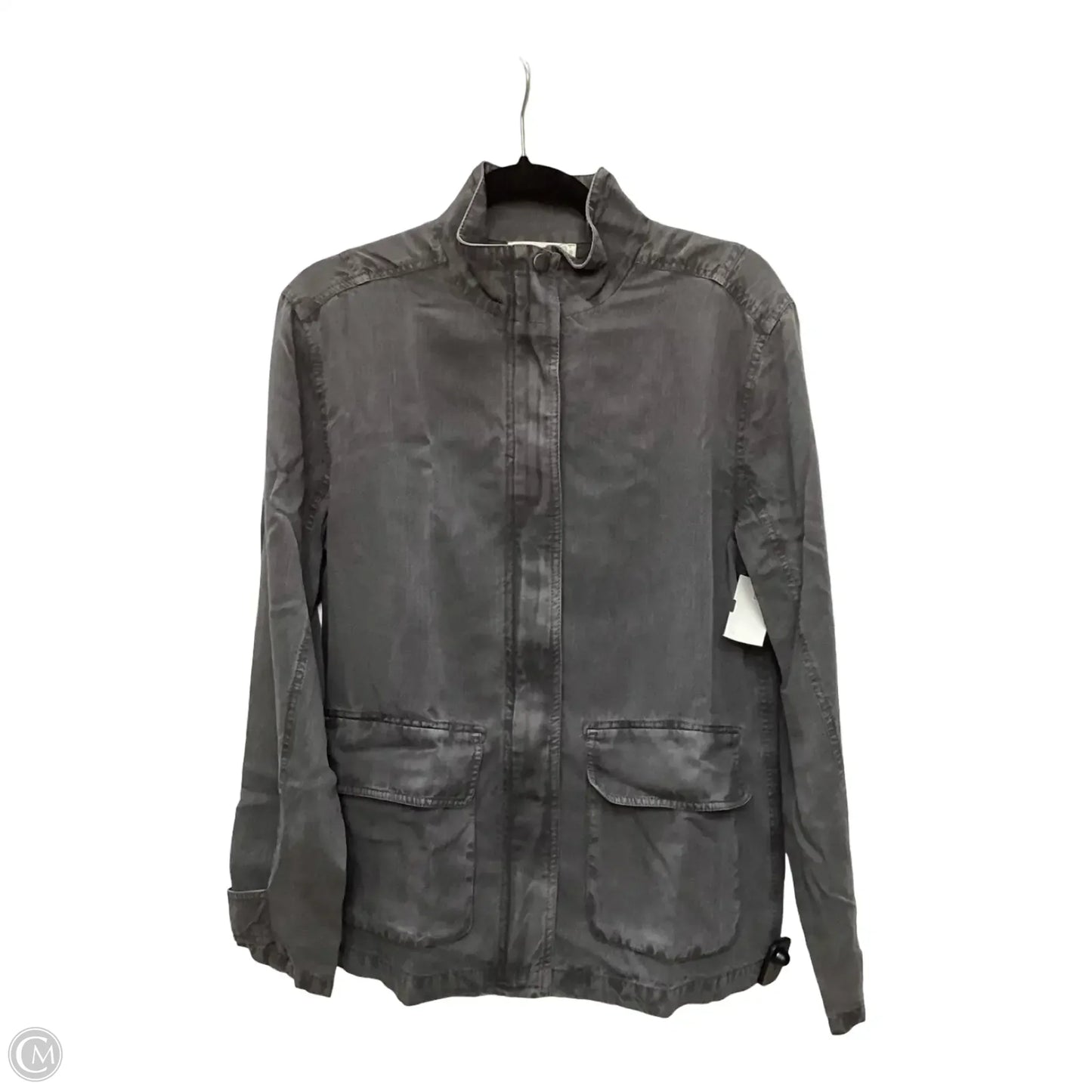 Jacket Denim By Treasure And Bond In Black Denim, Size: S