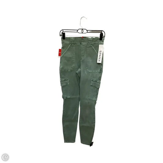 Jeans Skinny By Spanx In Green Denim, Size: S