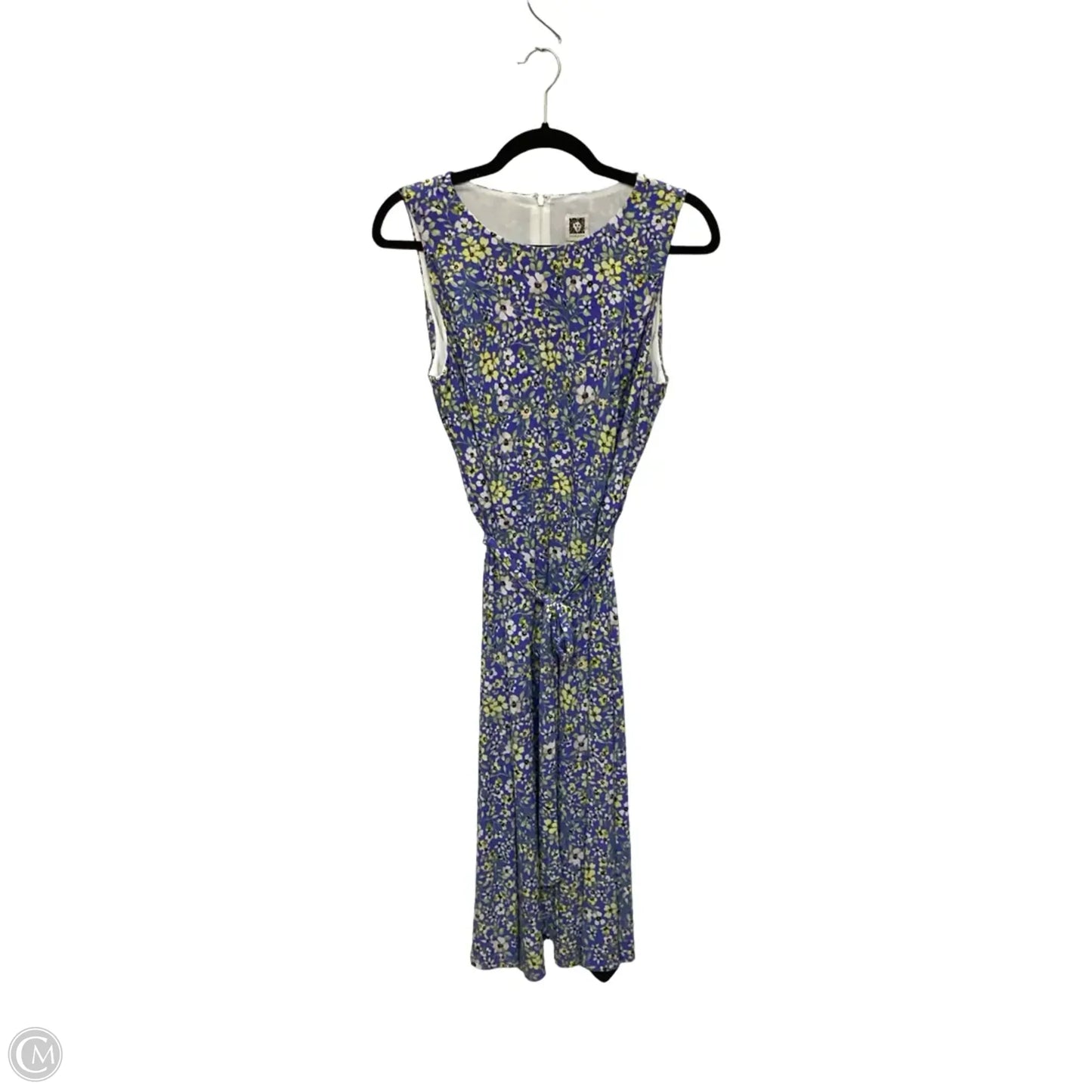 Dress Casual Midi By Anne Klein In Floral Print, Size: L
