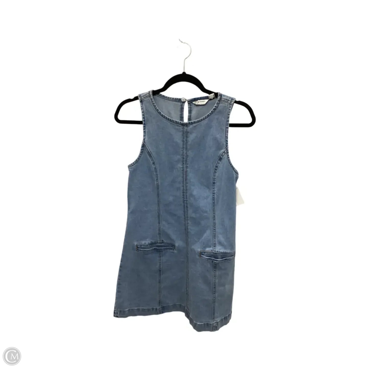 Dress Casual Short By Vigoss In Blue Denim, Size: M