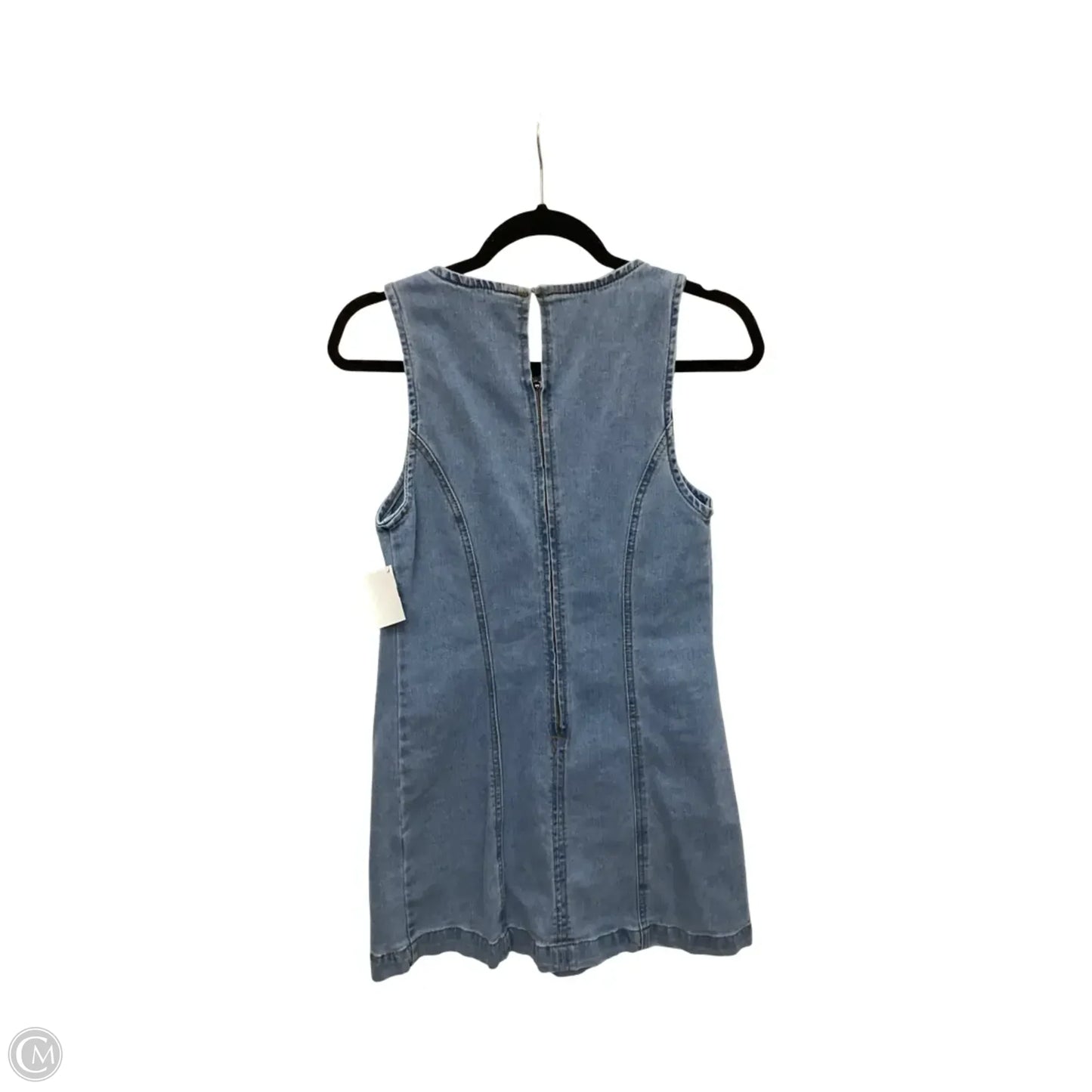 Dress Casual Short By Vigoss In Blue Denim, Size: M