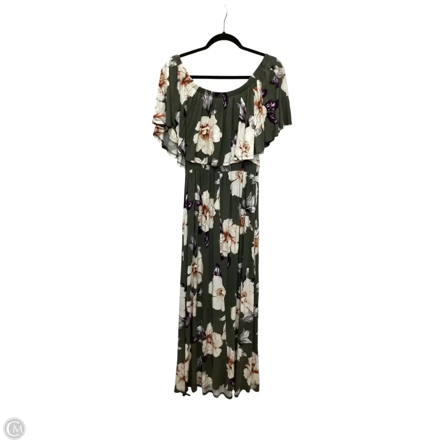 Dress Casual Maxi By Oddi In Floral Print, Size: L