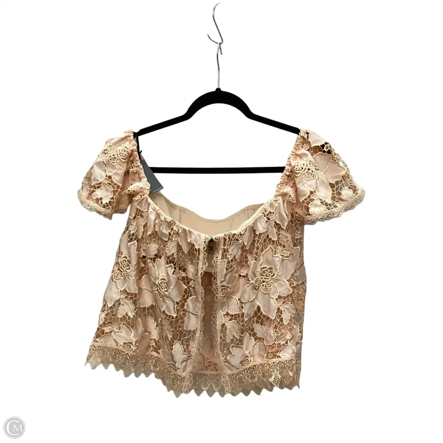 Blouse Short Sleeve By Lovers & Friends In Orange, Size: S