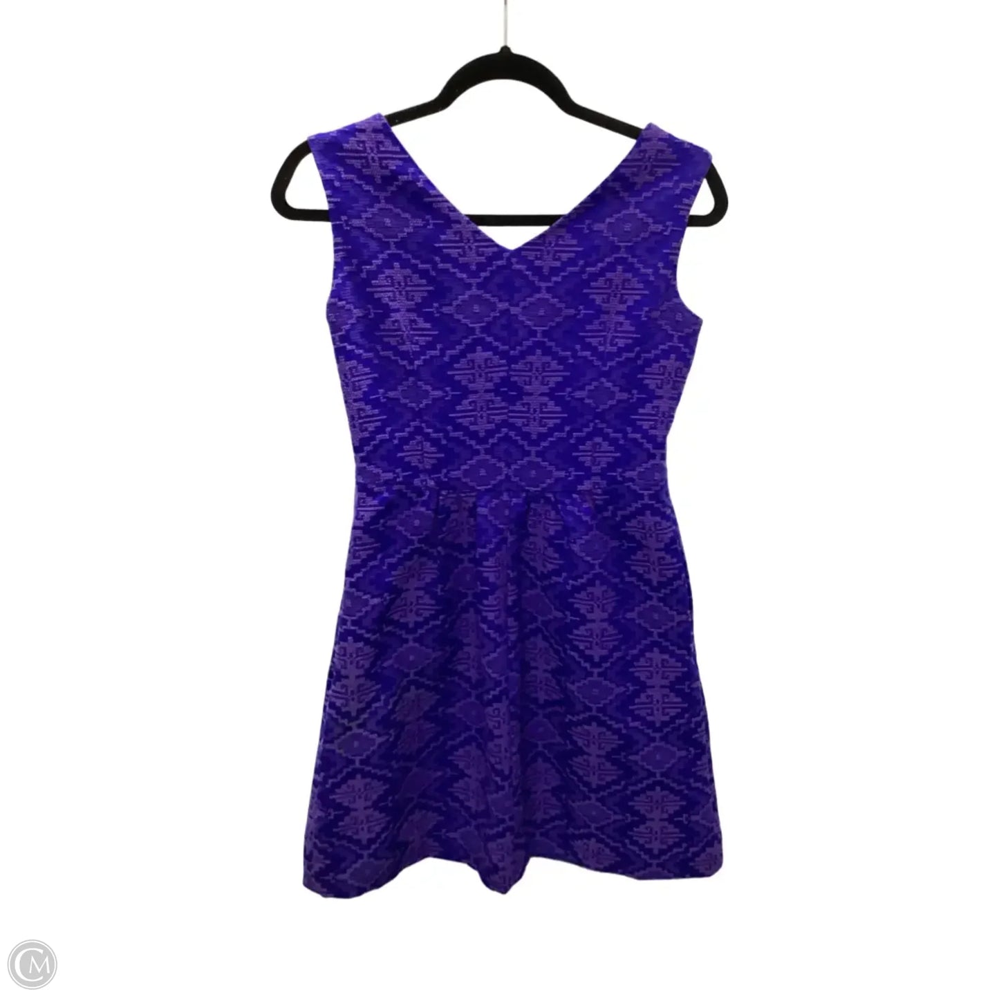 Dress Casual Short By Maeve In Blue & Purple, Size: 2