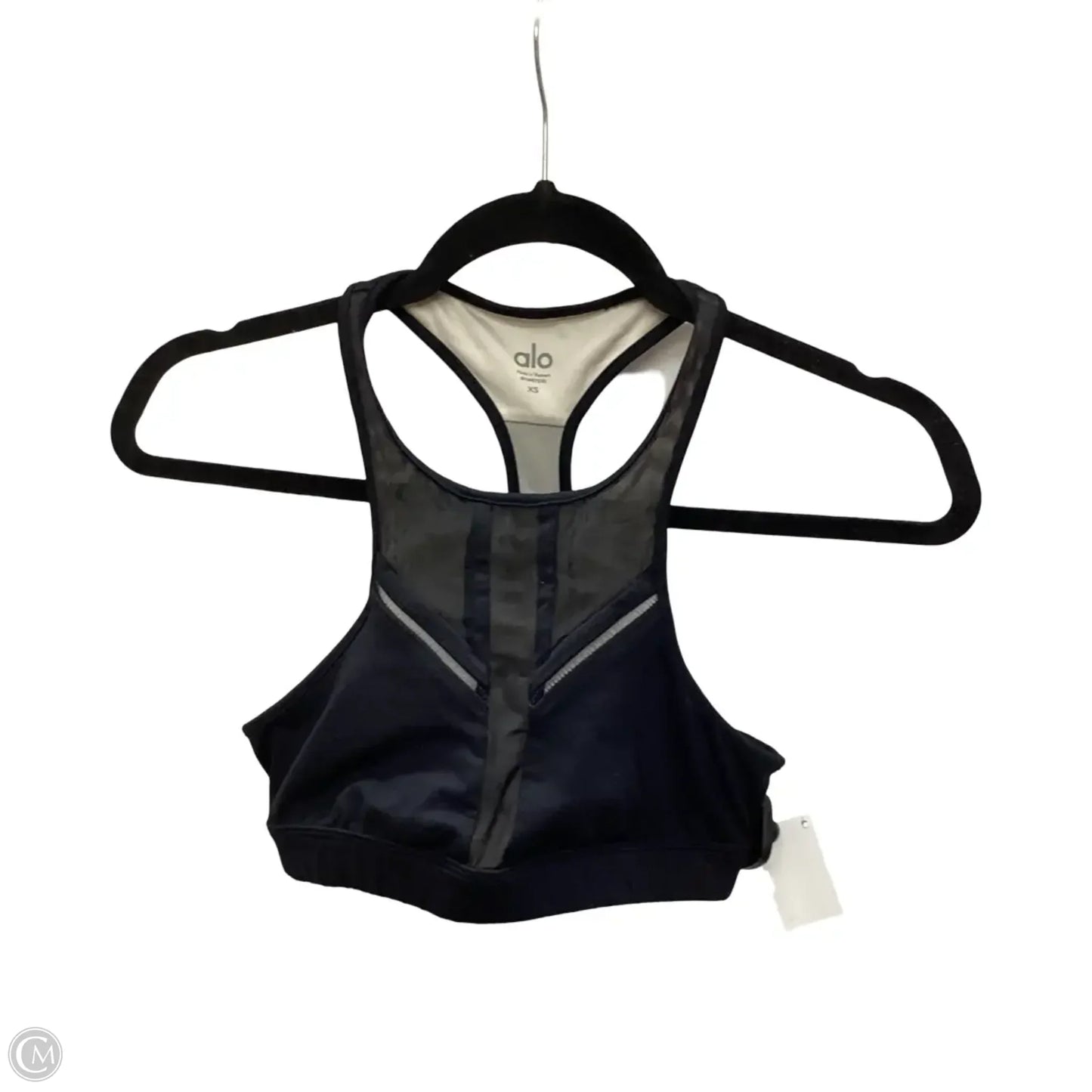 Athletic Bra By Alo In Black, Size: Xs