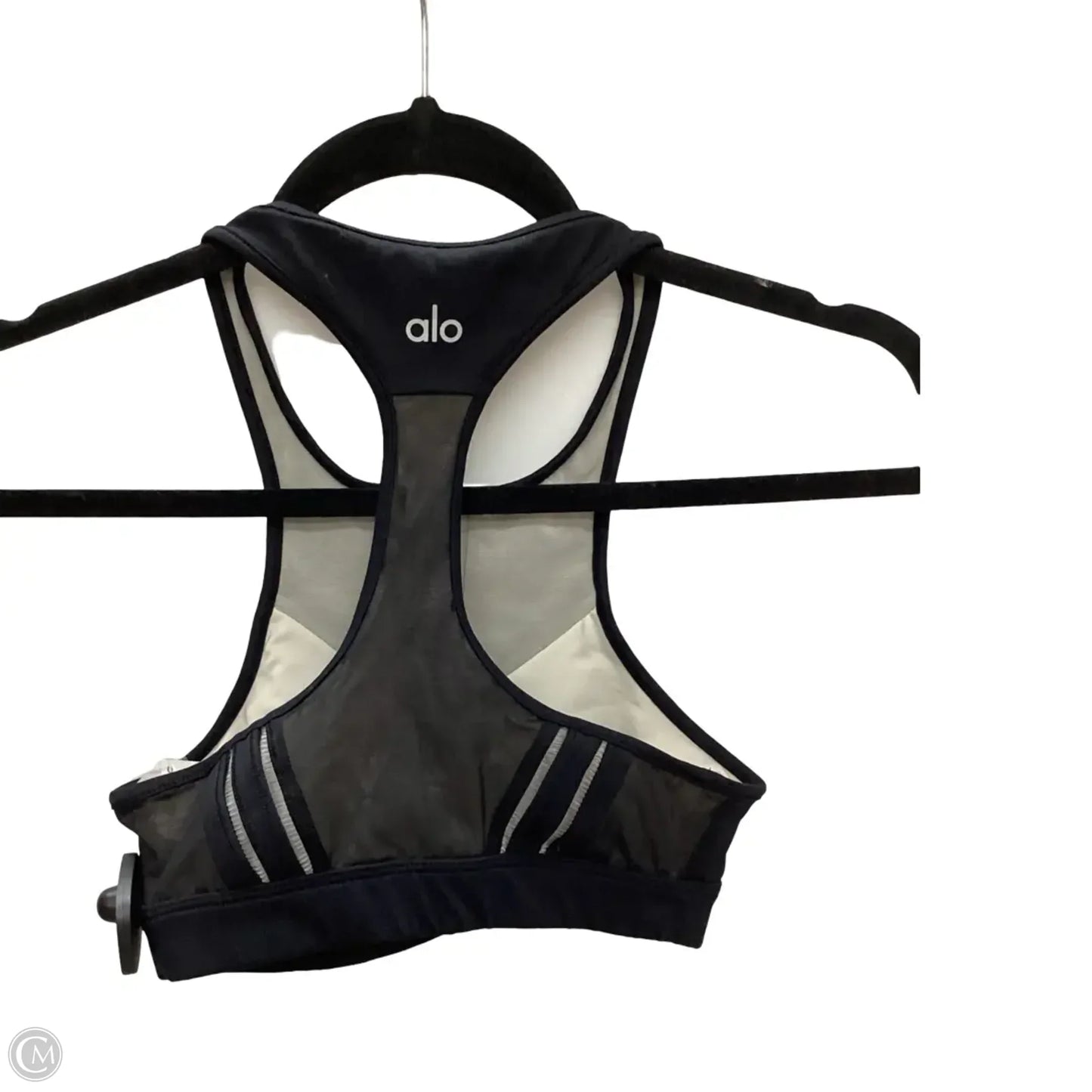 Athletic Bra By Alo In Black, Size: Xs