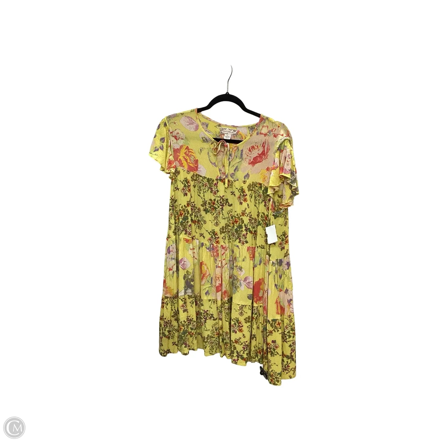Dress Casual Short By Clothes Mentor In Yellow, Size: M