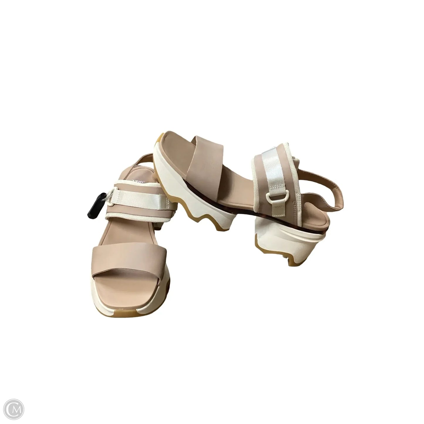 Sandals Heels Platform By Sorel In Tan, Size: 10