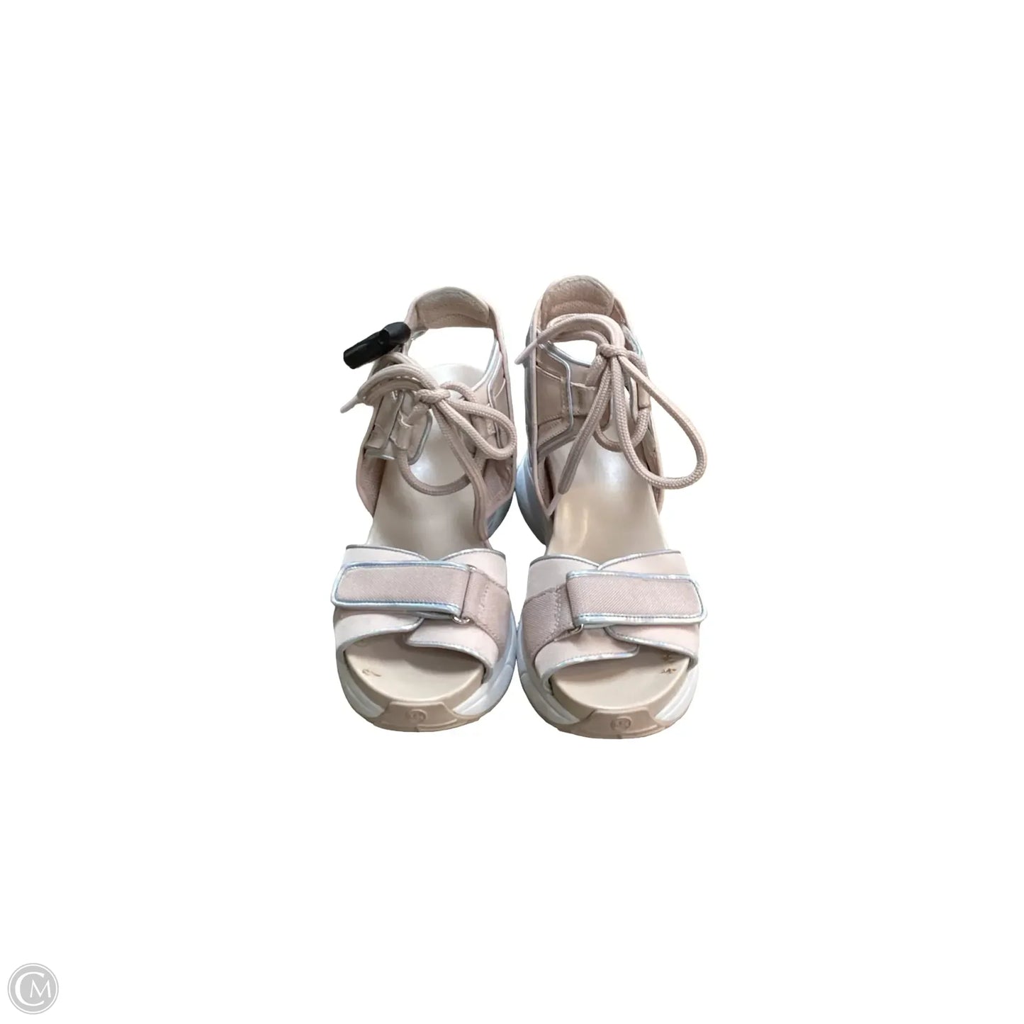 Sandals Heels Wedge By Michael By Michael Kors In Pink, Size: 10