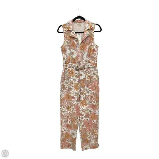 Jumpsuit By Skies Are Blue In Floral Print, Size: S